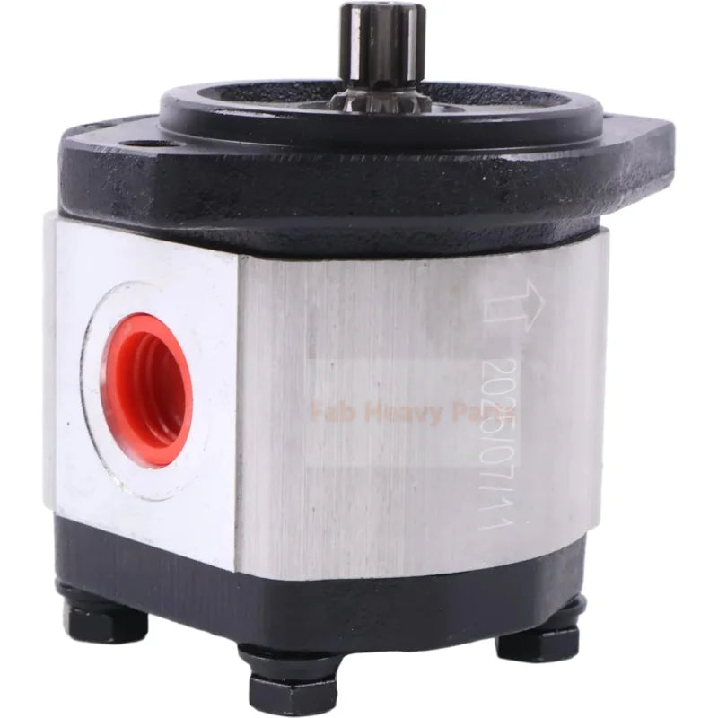 Hydraulic Gear Pump CI09S-A02-050L Fits for 9-Tooth Spline Inches SAE A-2 Bolts 2-7 GPM Outlet Port SAE 10 Inlet Port SAE 12 4350 PSI