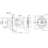 Hydraulic Motor 101-1660-009 Replaces Eaton Char-Lynn H Series