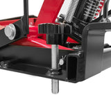 Hydraulic Motorcycle Lift Jack 1500 LBS Capacity Portable with 4 Casters Hydraulic Foot - Operated Hoist Stand - Fab Heavy Parts