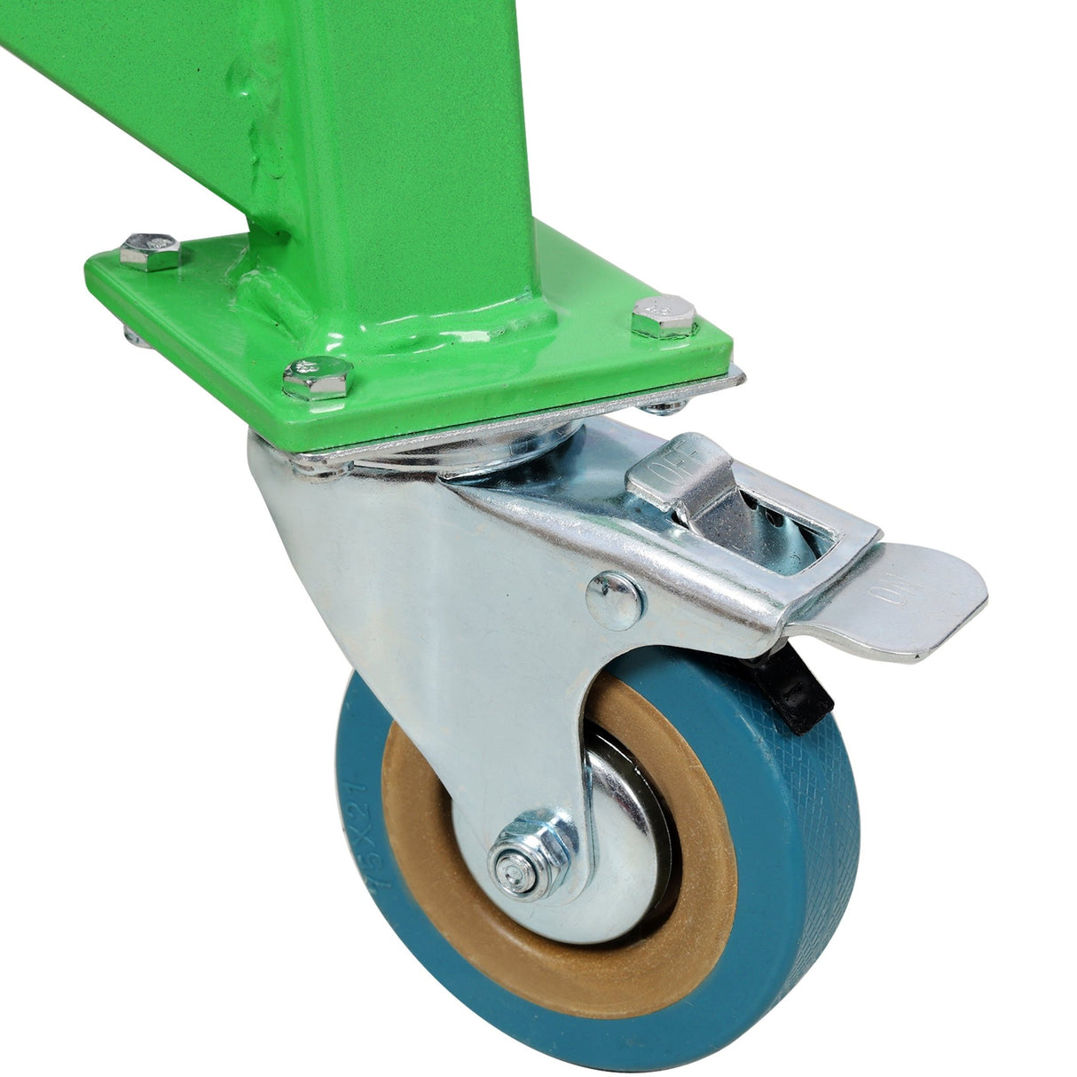 Hydraulic Motorcycle Scissor Jack Lift with Foot Step and Wheels Steel 350 lbs Capacity - Fab Heavy Parts