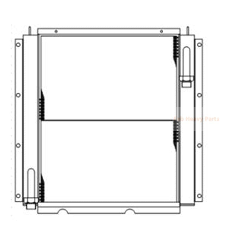 Hydraulic Oil Cooler 0967182 096 - 7182 Fits for Caterpillar CAT E110 E120 E140 Excavator - Fab Heavy Parts