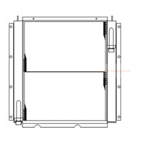 Hydraulic Oil Cooler 0967182 096 - 7182 Fits for Caterpillar CAT E110 E120 E140 Excavator - Fab Heavy Parts