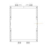 Hydraulic Oil Cooler 116 - 6562 1166562 Fits for Caterpillar CAT 933C 939C D3CIII D4CIII D5CIII Tractors - Fab Heavy Parts