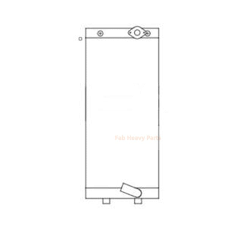 Enfriador de aceite hidráulico 11q4-42022 para Hyundai Excavator R140LC-9 R160LC-9 R180LC-9 R140W-9 R170W-9