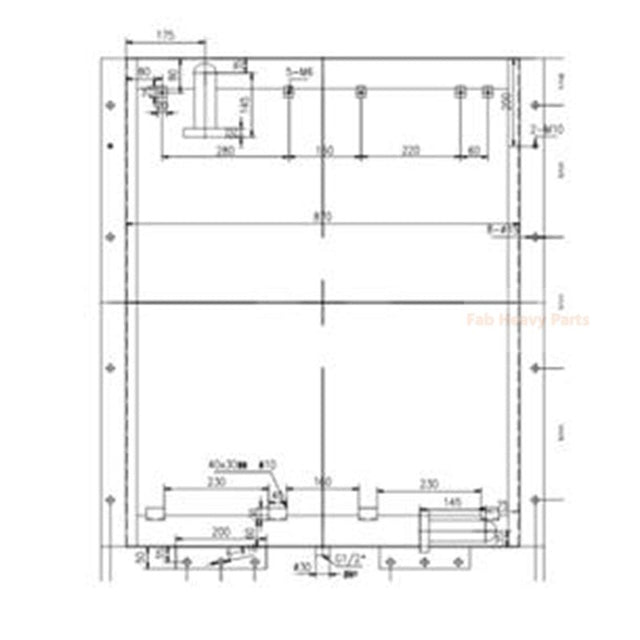 Hydraulic Oil Cooler 13E42000 for Doosan Excavator S250LC-V