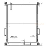 Hydraulic Oil Cooler 1415721 141 - 5721 Fits for Caterpillar CAT 320B, 320B L, 320B LN, 320B N, 320B S Excavator - Fab Heavy Parts