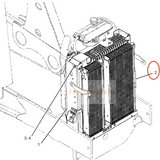 Hydraulic Oil Cooler 210 - 5953 2105953 Fits for Caterpillar Engine 3054C Loader 414E 416E 420E 422E 428E - Fab Heavy Parts