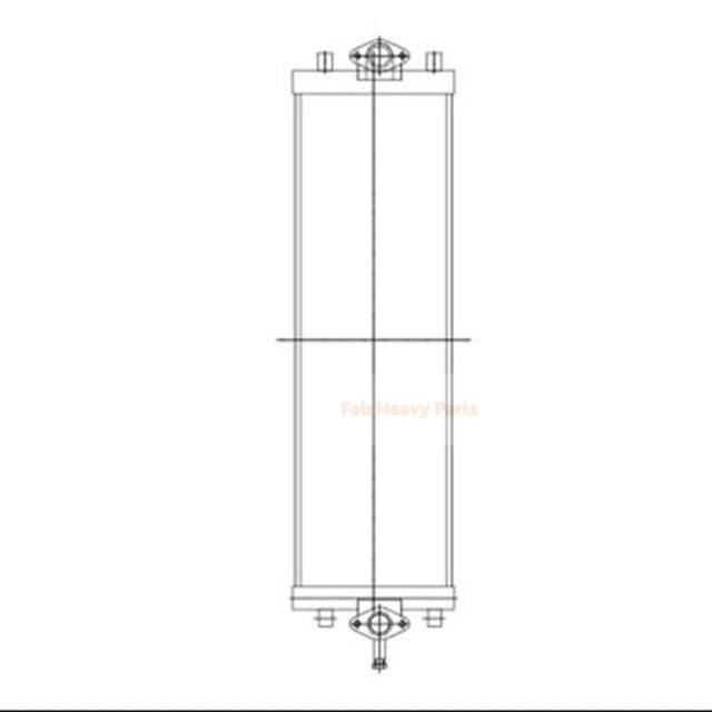 Hydraulic Oil Cooler 21K - 03 - 72140 Fits for Komatsu PC190NLC - 8 PC190LC - 8 PC180NLC - 7 - E0 PC180LC - 7 - E0 PC160LC - 8 PC160LC - 7E0 - Fab Heavy Parts