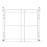 Hydraulic Oil Cooler 30/925615 for JCB Excavator 3CX