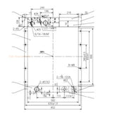 Hydraulic Oil Cooler 3174354 317 - 4354 Fits for Caterpillar CAT D3G D4G D5G Tractor - Fab Heavy Parts