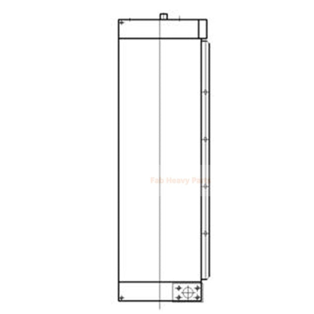 Hydraulic Oil Cooler 334/L6309 for JCB Excavator JS130B JS140B