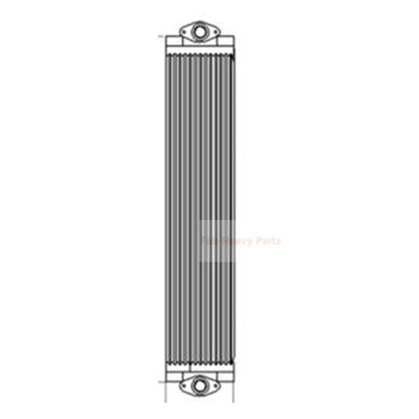 Hydraulic Oil Cooler 416 - 03 - 41610 Fits for Komatsu WA150 - 6 Wheel Loader - Fab Heavy Parts