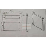 Hydraulic Oil Cooler 4340759 for Hitachi Excavator EX75UR EX75UR - 3 EX75URLC - 3 - Fab Heavy Parts