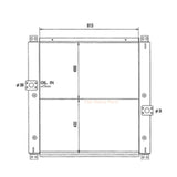 Hydraulic Oil Cooler 7Y - 1541 7Y1541 Fits for Caterpillar CAT E325 Excavator - Fab Heavy Parts