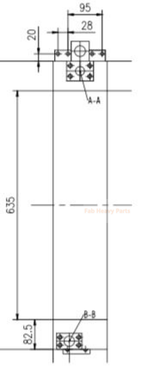 Hydraulic Oil Cooler 8N4363 for CAT Caterpillar D6C D6D-Oil cooler-Fab Heavy Parts