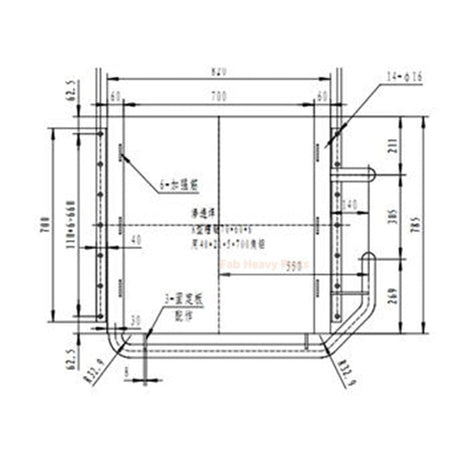 Hydraulic Oil Cooler for Doosan Excavator DH220 - 3 - Fab Heavy Parts