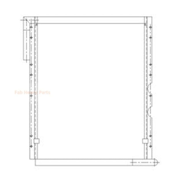 Hydraulic Oil Cooler LQ05P00020S002 for Kobelco SK230 Excavator - Fab Heavy Parts