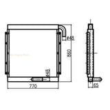 Hydraulic Oil Cooler ME043055 for Kato HD700 - 7 HD700 - 8 HD700 - 9 Excavator - Fab Heavy Parts
