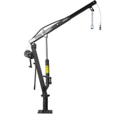 Hydraulic Pickup Truck Crane with Hand Winch Bed Hoist Jib 2000 - Lb. Capacity Black - Fab Heavy Parts