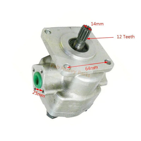 Hydraulic Pump 1996 - 2353 - 000 for Mitsubishi Tractor D2350 D1650 D2350 ST2320 ST2340 - Fab Heavy Parts
