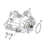 Hydraulic Pump AT197383 Fits for John Deere Loader 410G Truck Articulated Dump 410E - Fab Heavy Parts