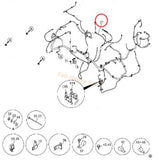 Hydraulic Pump Wiring Harness 0003323 for Hitachi Excavator IZX200 ZX200 ZX210H ZX210K ZX240 - AMS - Fab Heavy Parts