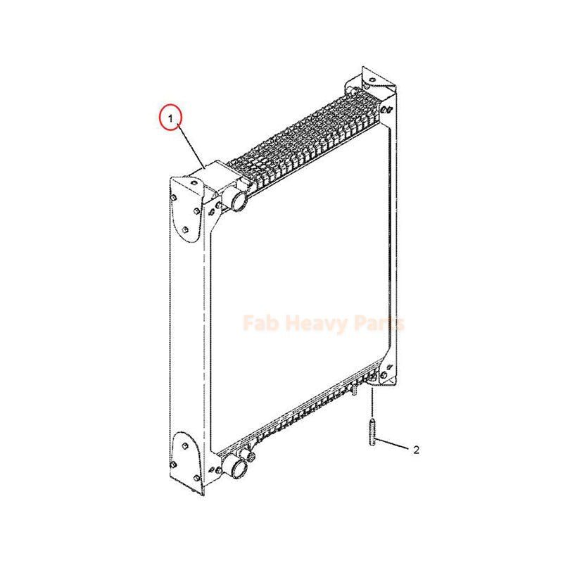 Hydraulic Radiator 238 - 6658 2386658 Fits for Caterpillar CAT Engine 3056E C6.6 Loader 924G 924H 928G 928HZ 930G - Fab Heavy Parts