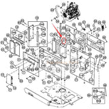 Radiador hidráulico 4668185 FITS para John Deere Excavator 75d 85d
