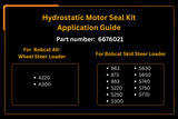 Hydrostatic Motor Seal Kit 6676021 Aftermarket Replacement For Bobcat S220 S250 S300 S630 863 873 883 A220 A300 Loader - Fab Heavy Parts