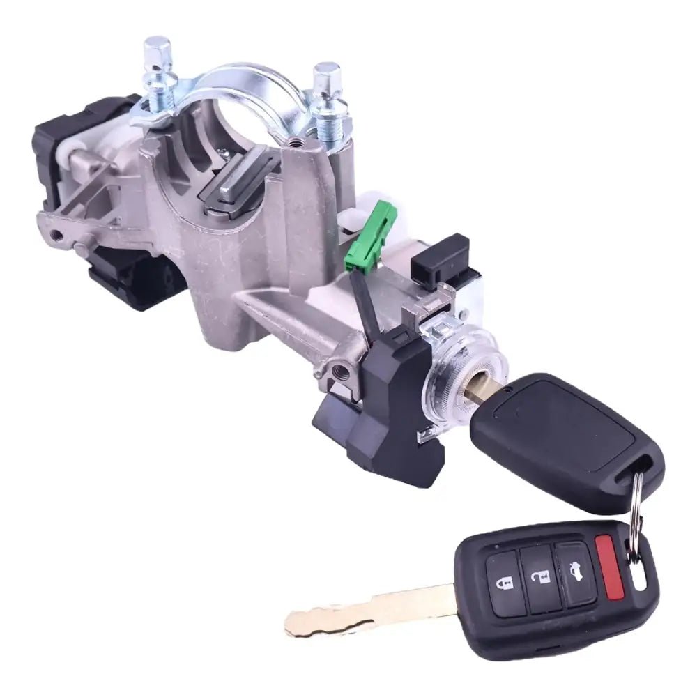 Ignition Switch Lock Cylinder with 2 Keys 06351-T6P-H01 Compatible with Honda Civic 2014-2015 - Fab Heavy Parts