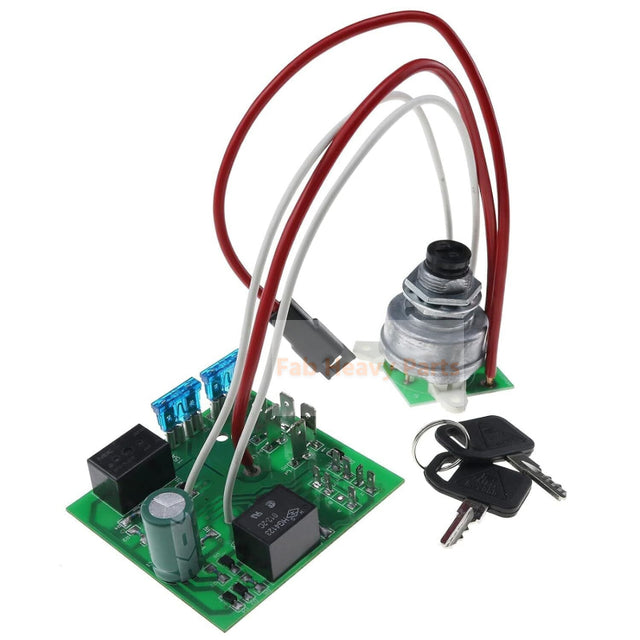 Juego de módulo de arranque de interruptor de encendido AM124137 AM119999 compatible con John Deere 325 335 345