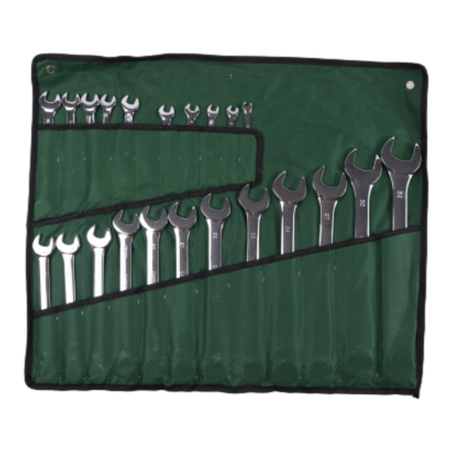 22PCS Metric Full-Polished Combination Wrench Set TY19977 Fits John Deere