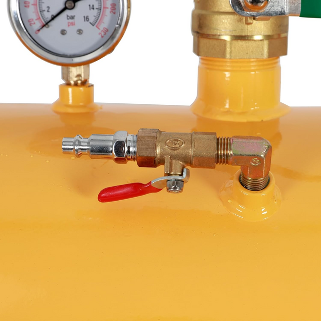 Air Tire Bead Seater 5 Gal / 18.9 L Heavy Duty Tire Bead Blaster Tool 87-116 PSI Operating Pressure Air Trigger Seating Inflator --Yellow