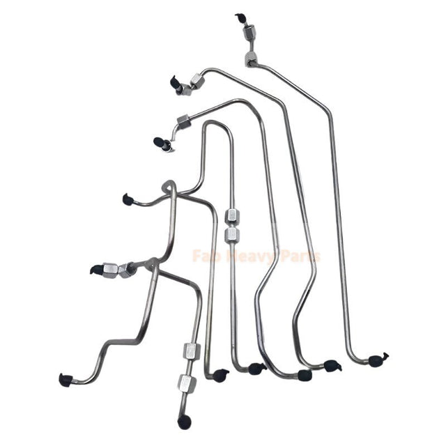 Injector Fuel Line Kit 1154158470 1154158480 1154158490 1154158500 1154158511 1154158521 for Isuzu Engine 6BD1 - Fab Heavy Parts