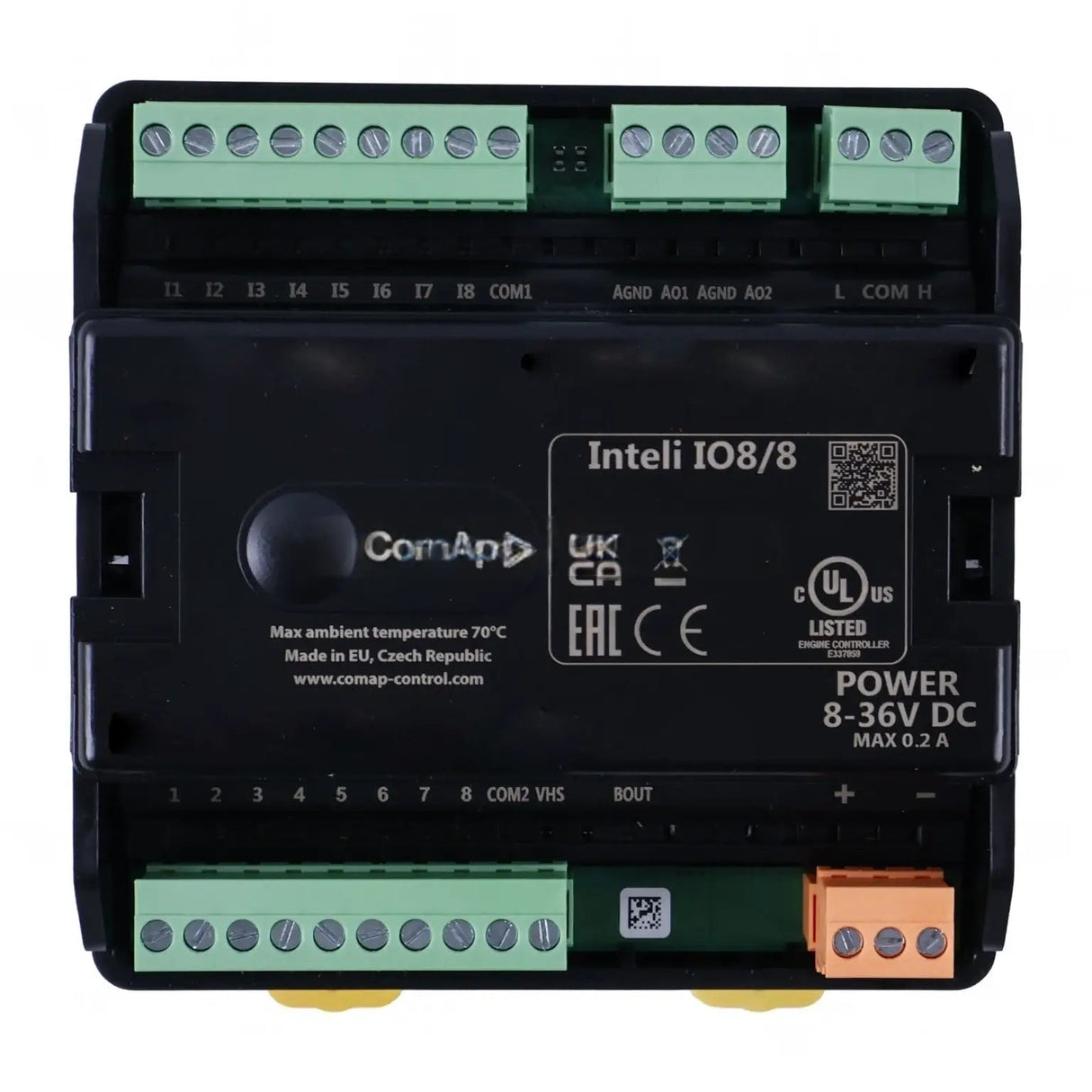 Inteli IO8/8 Binary Inputs Outputs Controller I-IO8/8 for ComAp Generator - Fab Heavy Parts