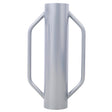 Iron Fence Post Driver with Handle 30LB Heavy Duty T Post Pounder Rammer - Grey - Fab Heavy Parts