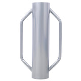Iron Fence Post Driver with Handle 30LB Heavy Duty T Post Pounder Rammer - Grey - Fab Heavy Parts