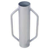 Iron Fence Post Driver with Handle 30LB Heavy Duty T Post Pounder Rammer - Grey - Fab Heavy Parts