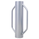 Iron Fence Post Driver with Handle 30LB Heavy Duty T Post Pounder Rammer - Grey - Fab Heavy Parts