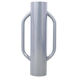 Iron Fence Post Driver with Handle 37LB Metal Heavy Duty T Post Pounder Rammer - Grey - Fab Heavy Parts