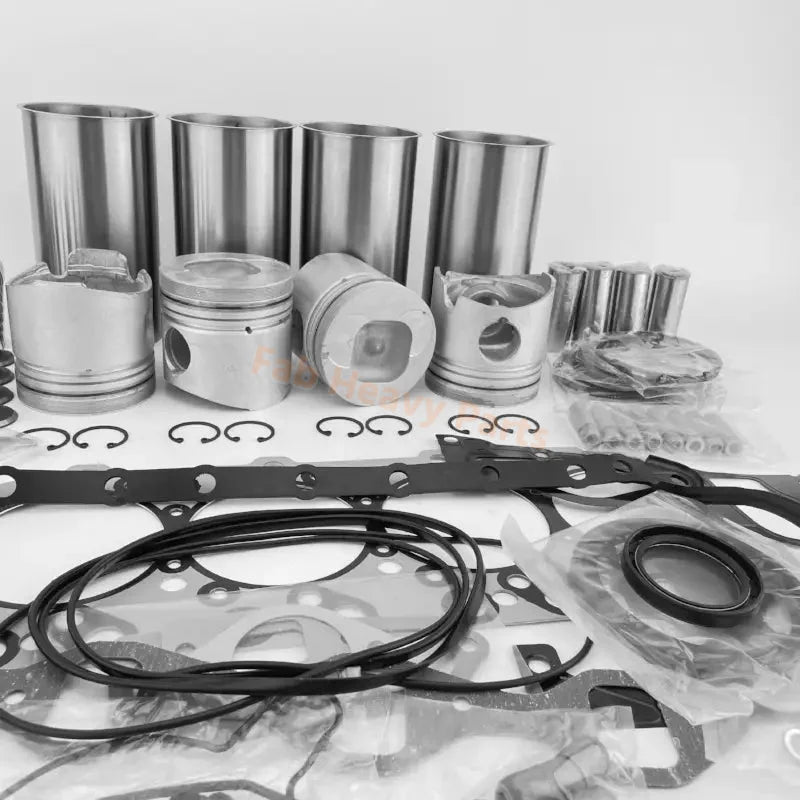 Isuzu 4JB1 Engine Overhaul Rebuild Kit for Sumitomo SH60 Hitachi EX60UR Excavator - Fab Heavy Parts