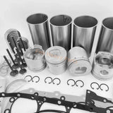 Isuzu 4JB1 Engine Overhaul Rebuild Kit for Sumitomo SH60 Hitachi EX60UR Excavator - Fab Heavy Parts