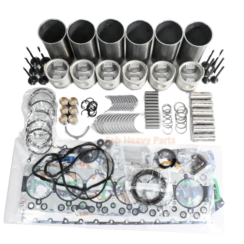 Isuzu 6BB1 Engine Overhaul Rebuild Kit Hitachi EX160WD Excavator