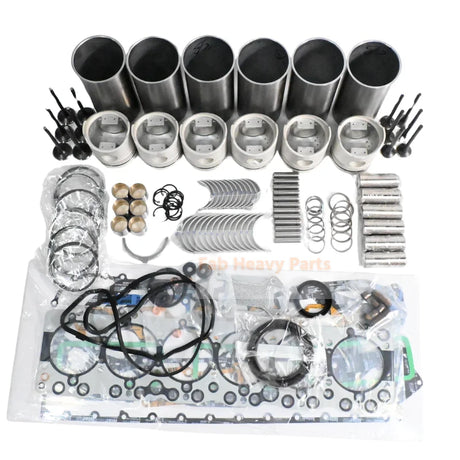 Isuzu 6BB1 Engine Overhaul Rebuild Kit Hitachi EX160WD Excavator