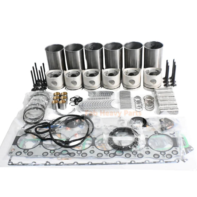 Isuzu 6BB1 Engine Overhaul Rebuild Kit Hitachi EX160WD Excavator
