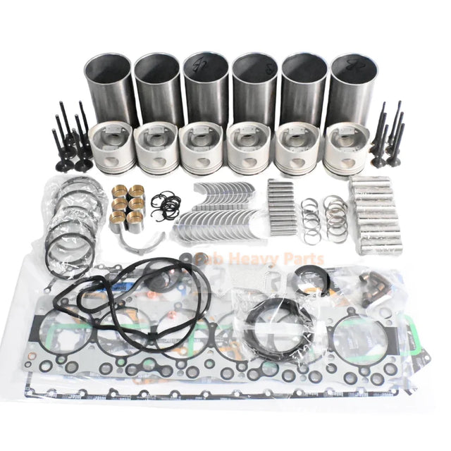 Isuzu 6BB1 Engine Overhaul Rebuild Kit Hitachi EX160WD Excavator