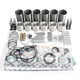 Isuzu 6BB1 Engine Overhaul Rebuild Kit Hitachi EX160WD Excavator - Fab Heavy Parts