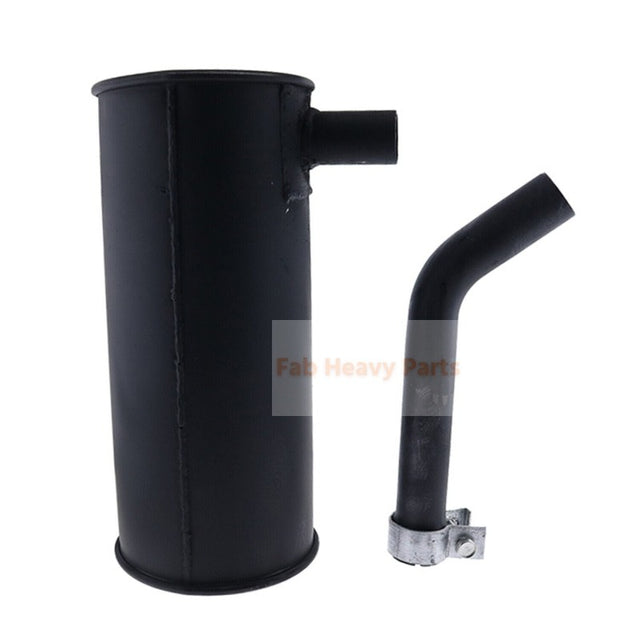 Muffler Silencer 60mm Inlet 40mm Outlet For Yanmar Excavator VIO75 400mm Height