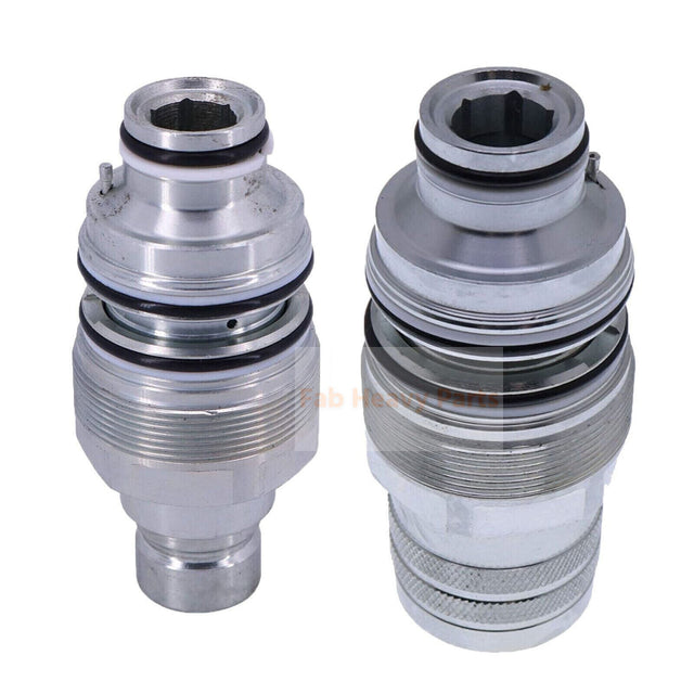 Flat Face Coupler Kit 6679837 6680018 For Bobcat 753 863 S175 S300 S650 T140 T180