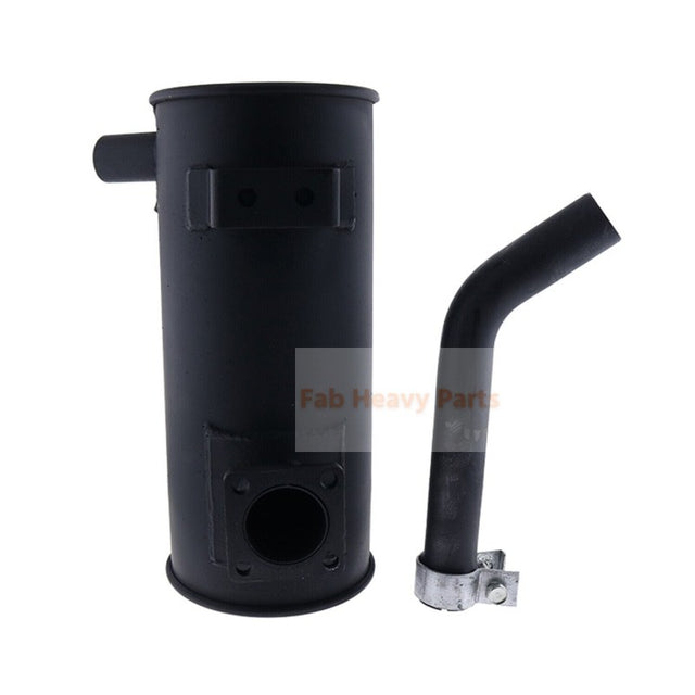 Muffler Silencer 60mm Inlet 40mm Outlet For Yanmar Excavator VIO75 400mm Height